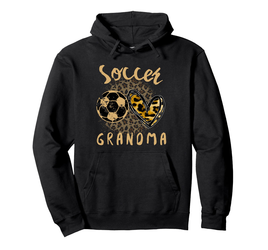 Funny Grandma Proud Soccer Lover Heart Hoodie - Aesthetic Graphic Unisex