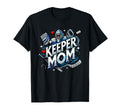 Goalkeepers Mom Proudly Cheering T-Shirt - Streetwear Style for Adults