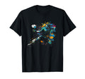Football Goalkeeper Splash Art T-Shirt - Aesthetic Graphic Men Women