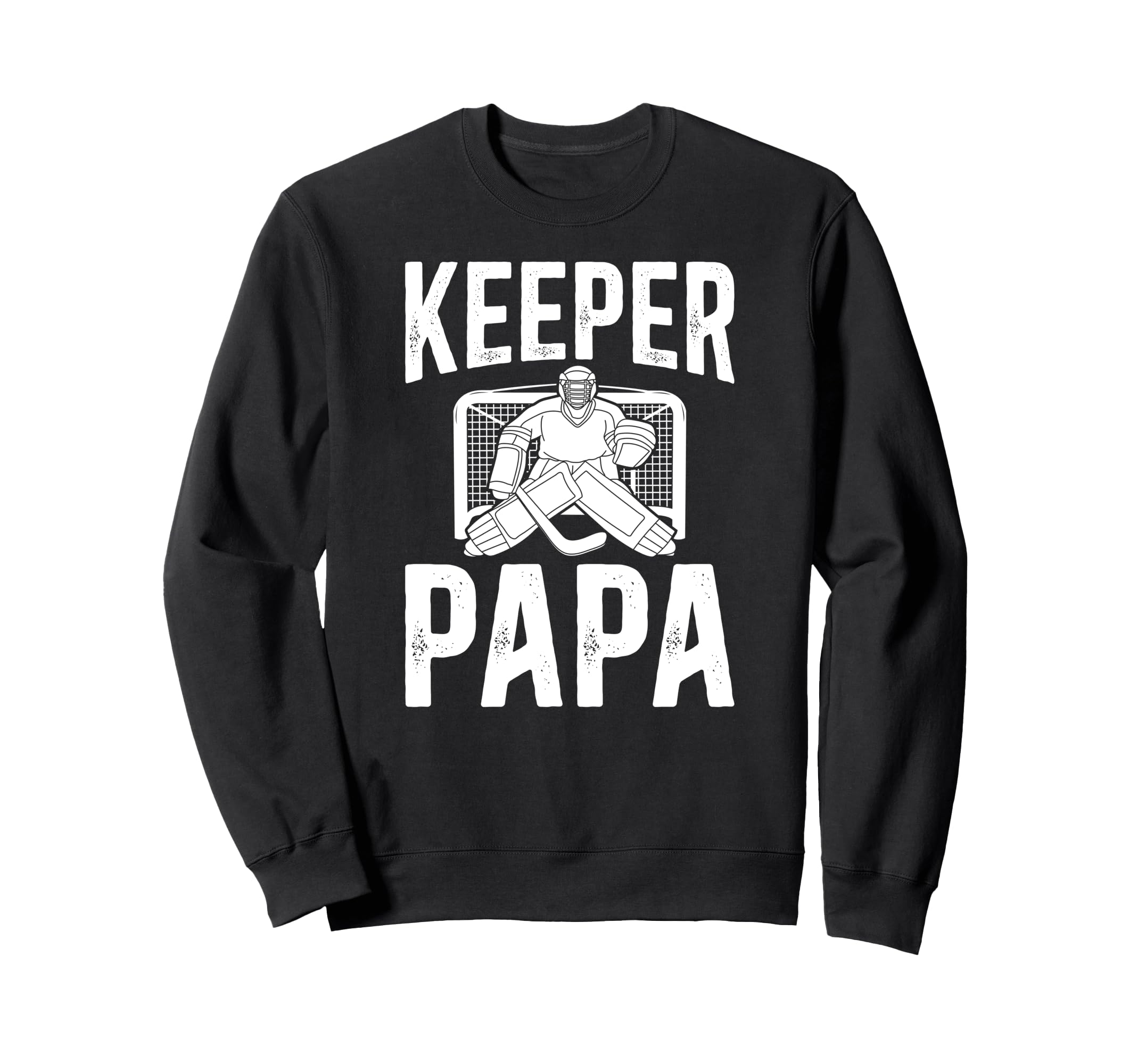 Ice Hockey Keeper Papa Ice Hockey Sweatshirt - Streetwear Style Men Women