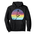 Womens Soccer Silhouette Sunset Soccer Hoodie - Trendy Graphic Unisex
