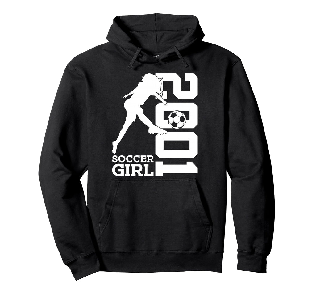 Soccer 25Th Birthday Soccer 2001 Hoodie - Novelty Apparel for Adults