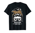 Soccer Nene Messy Bun Hair Funny T-Shirt - Fun Novelty Design for Adults