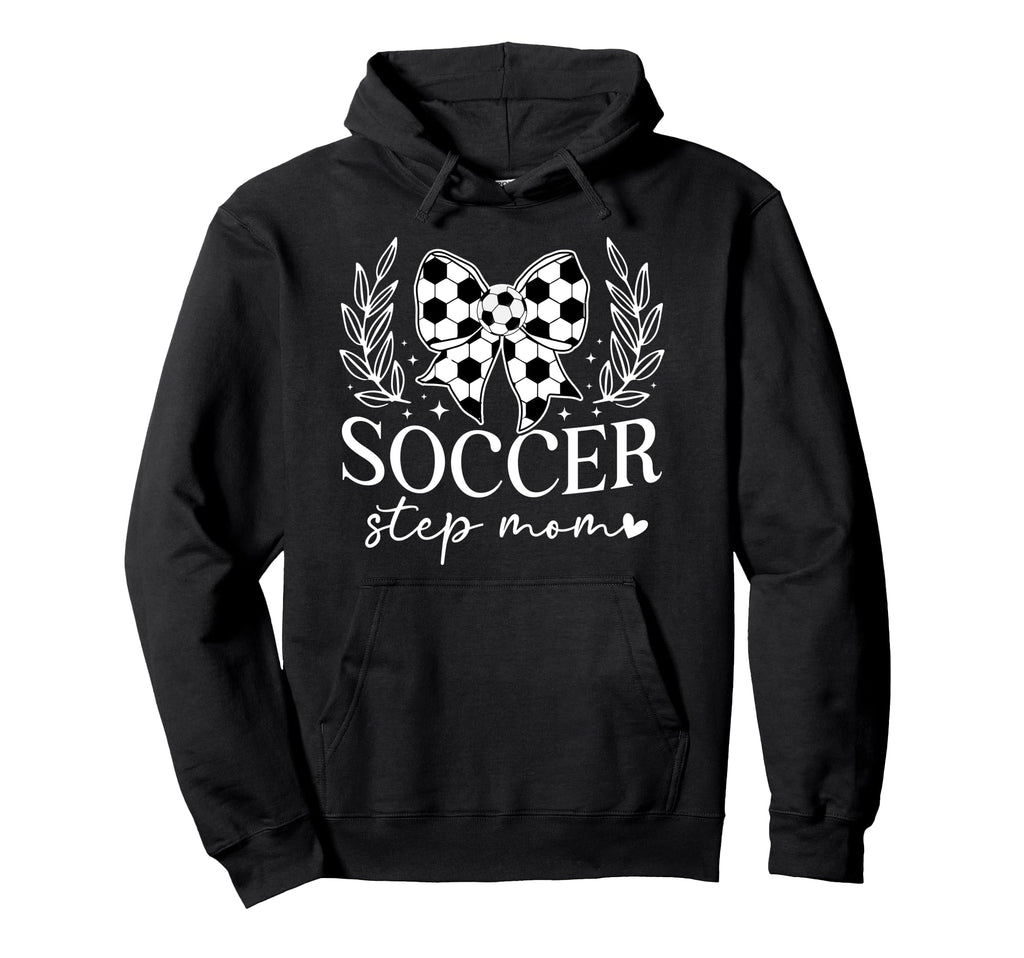 Soccer Step Mom Soccer Player Hoodie - Aesthetic Graphic for Adults