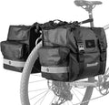 Rhinowalk Bike Pannier Bag for Bicycle Rear Rack Bag 22/40/50L Cycling Saddle Bag Luggage Storage Bag for Long Distance with Rain Cover