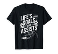 Soccer Player And Goal Keeper Life T-Shirt - Custom Art Print for Adults