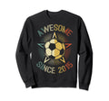 Awesome Since 2015 Soccer Sweatshirt - Aesthetic Graphic Men Women