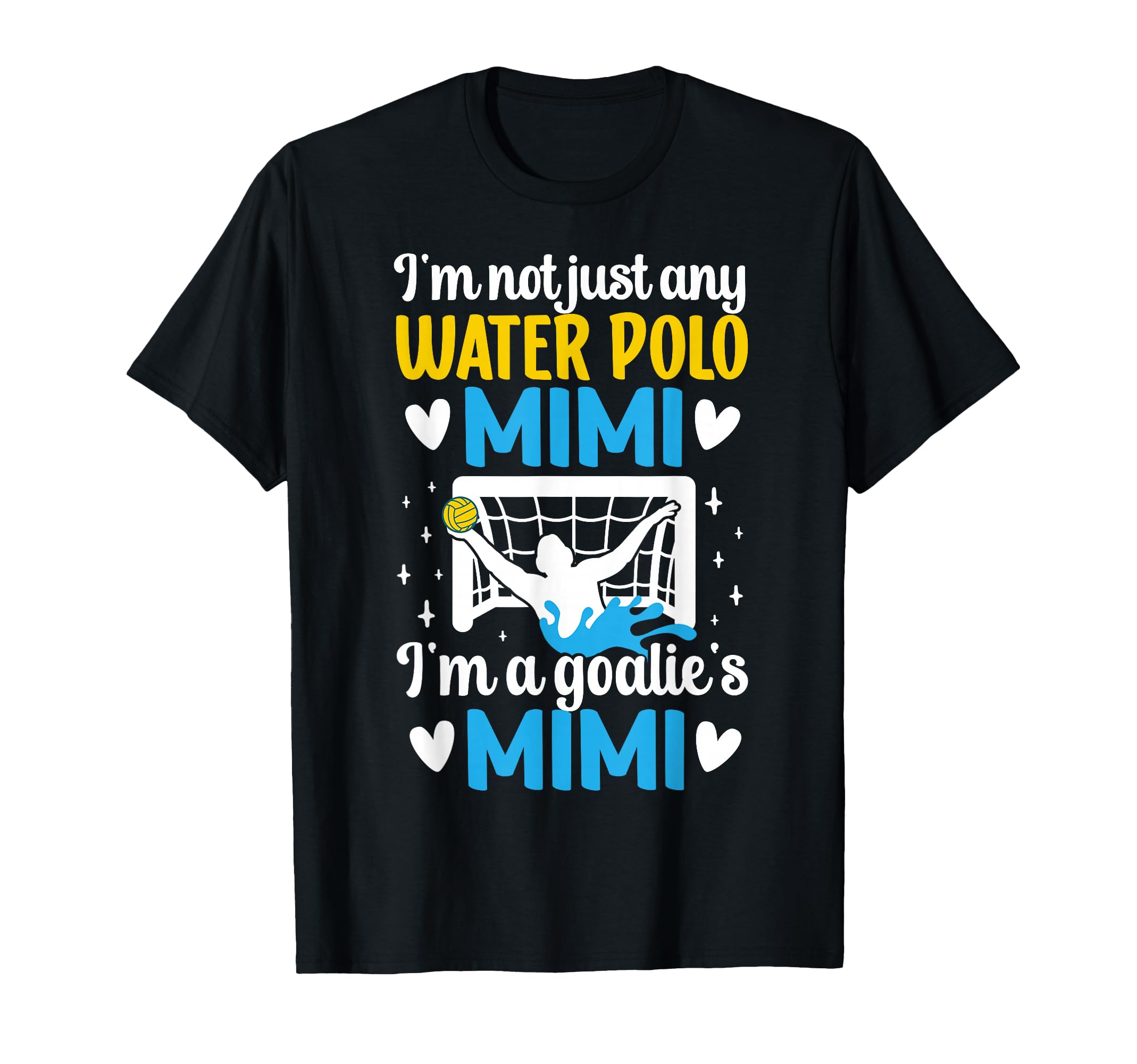 Im Water Polo Goalie Mimi Grandma Water T-Shirt - Graphic Print for Adults