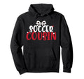 Soccer Cousin Coquette Soccer Player Hoodie - Novelty Apparel for Adults