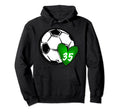 Womens Custom Soccer Mom Number 35 Hoodie - Aesthetic Graphic Men Women