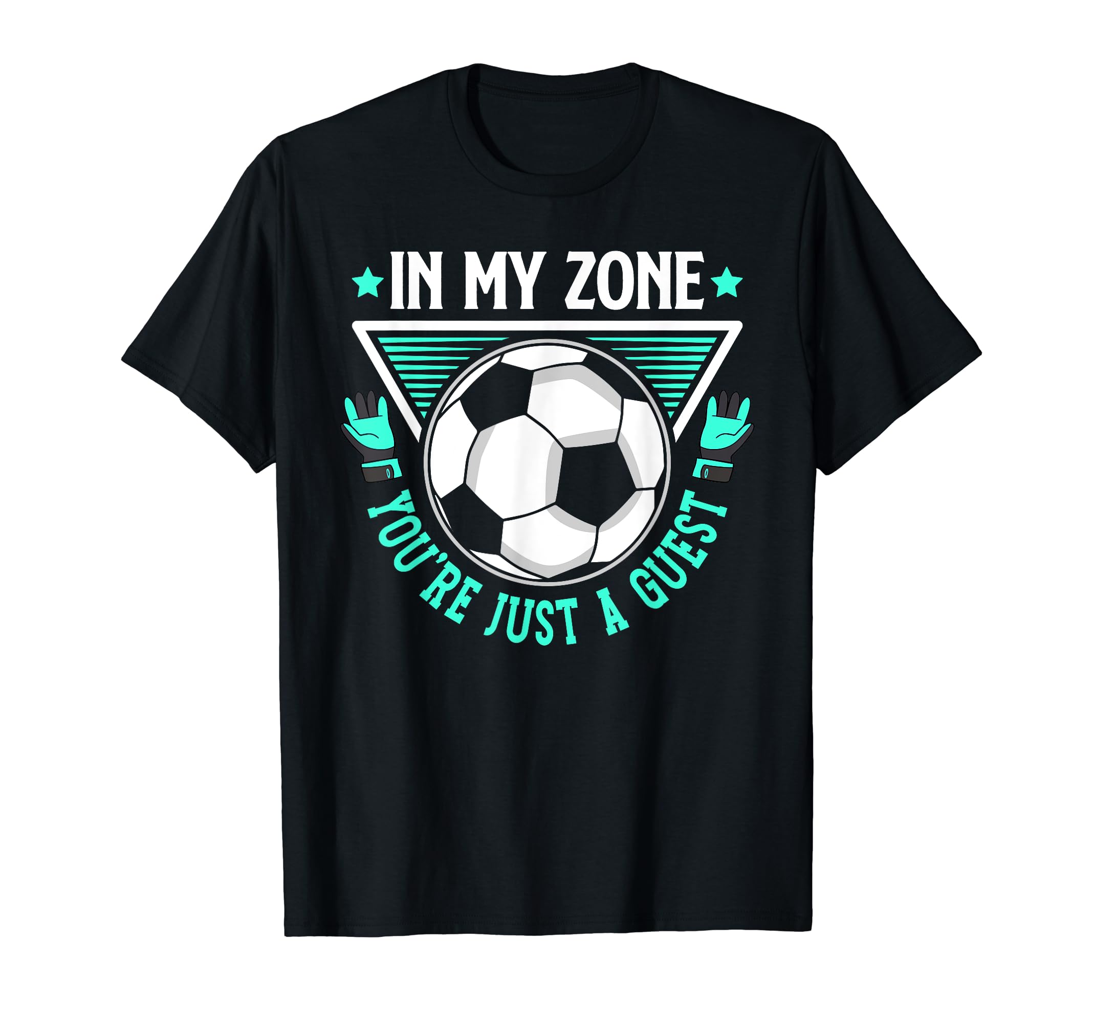 Goaltender Goalkeeper Soccer Goalie T-Shirt - Minimalist Print for Adults