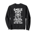 Funny Hockey Goalie Pops Ice Hockey Sweatshirt - Streetwear Style Unisex