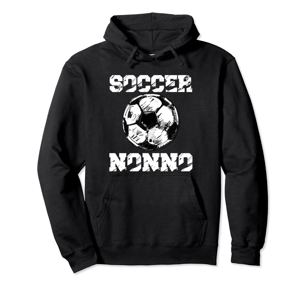 Soccer Nonno Funny Soccer Player Nonno Hoodie - Minimalist Print for Adults