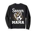Soccer Mama Leopard Heart Matching Sweatshirt - Streetwear Style Unisex