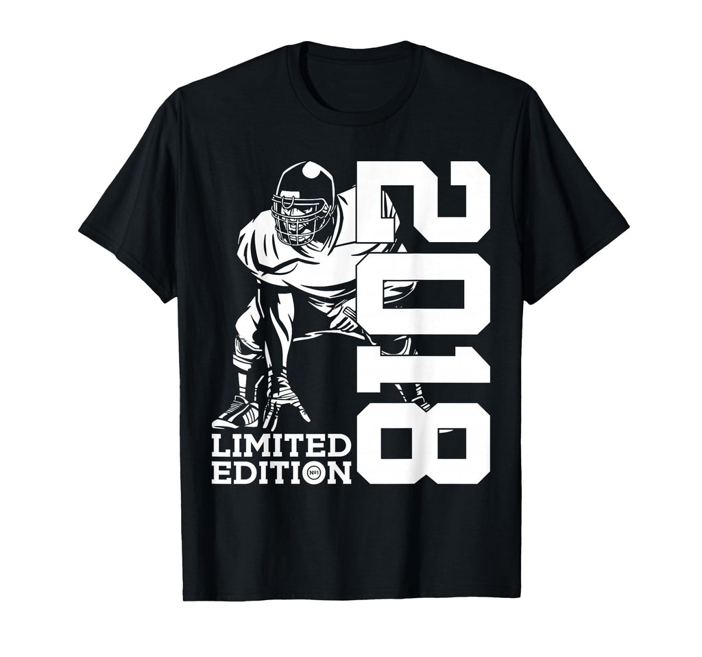 8Th Birthday Football 2018 T-Shirt - Trendy Graphic Men Women