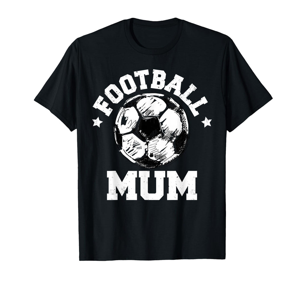 Football Mum Sketch Soccer Ball Proud T-Shirt - Streetwear Style Men Women