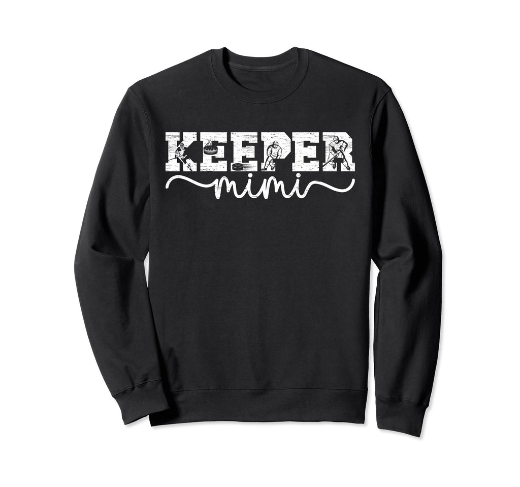 Ice Hockey Keeper Mimi Ice Hockey Sweatshirt - Graphic Print for Adults