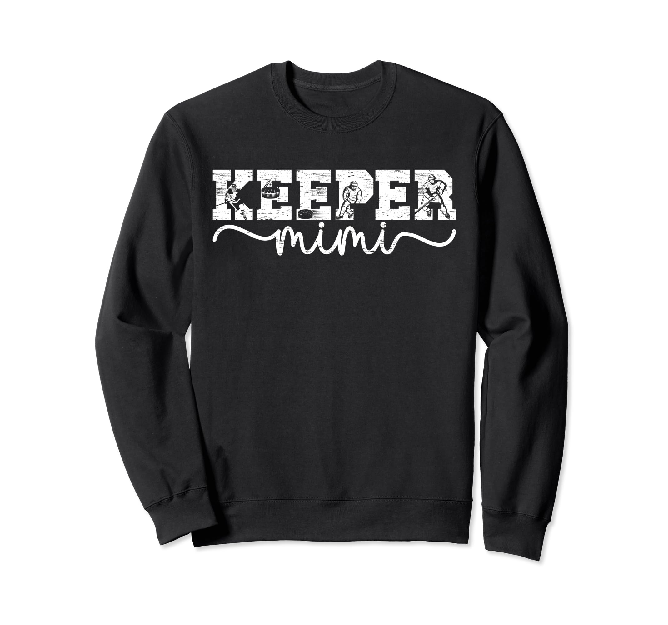 Ice Hockey Keeper Mimi Ice Hockey Sweatshirt - Graphic Print for Adults