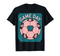 Womens Soccer Game Day Ladies Heart T-Shirt - Minimalist Print Men Women