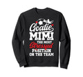 Soccer Goalie Mimi Funny Mimi Soccer Sweatshirt - Graphic Print Men Women