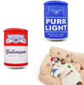 Potaroma Beer-Simulation Cat Toys 2Pcs Catnip Crinkly Sound Toy, Durable Kitten Bite Kicker Toys, Indoor Feline Exercise 4.0 Inches for All Breeds