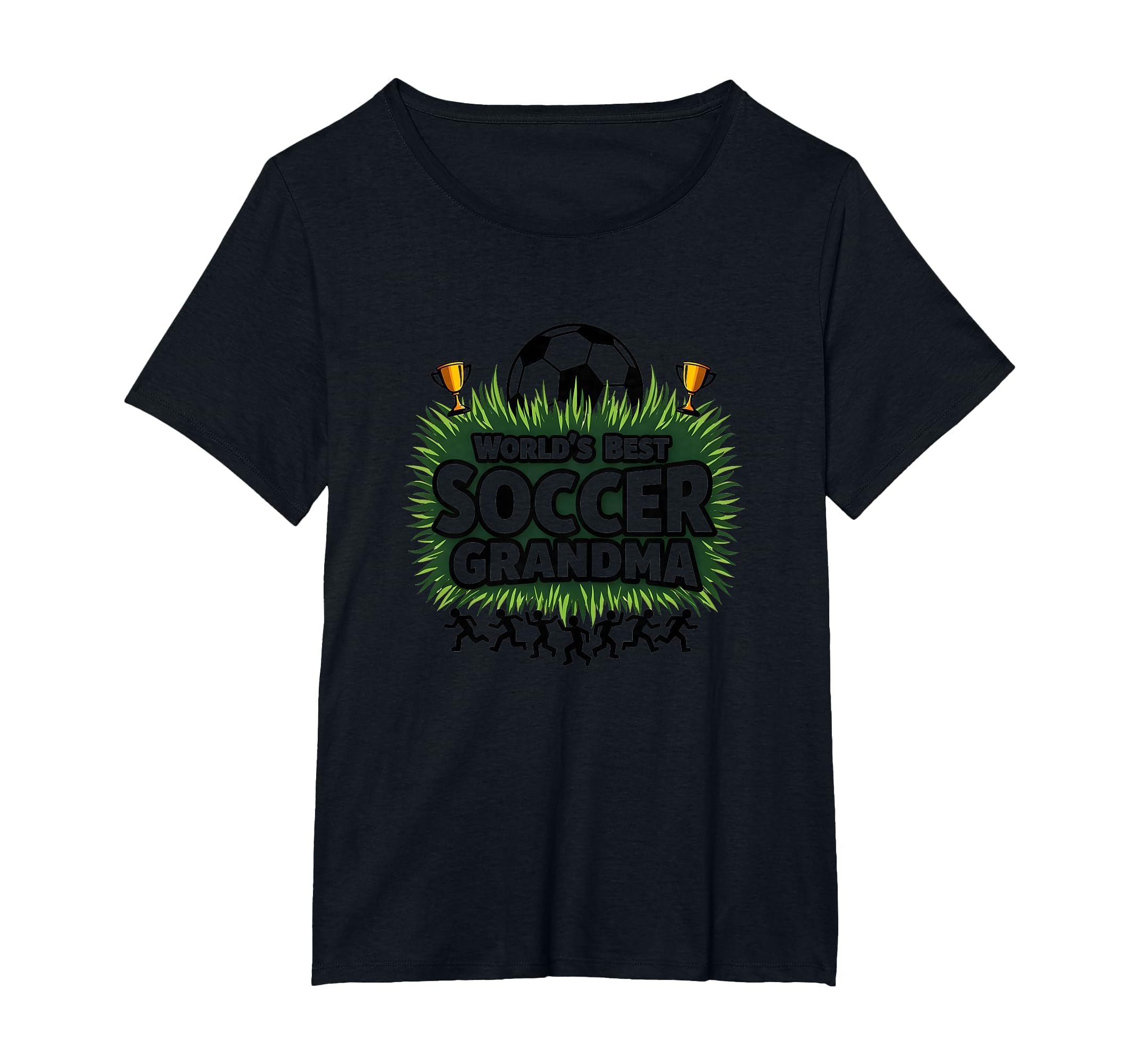 Worlds Best Soccer Grandma Champion Womens T-Shirt - Graphic Print Unisex