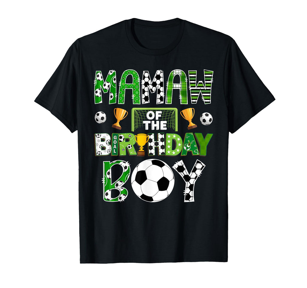 Mamaw Birthday Soccer Player Game Day T-Shirt - Aesthetic Graphic Unisex