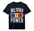 Moldova Flag Moldovan Power Battery Proud T-Shirt - Trendy Graphic Unisex