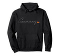 Deutschland Simple Love German Flag Hoodie - Trendy Graphic for Adults