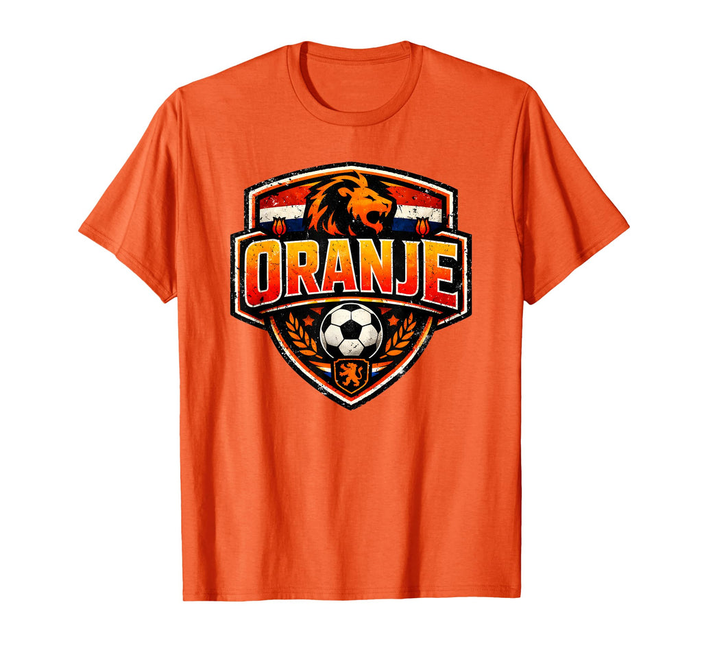 Oranje Lion Netherlands Pride Dutch Flag T-Shirt - Graphic Print Men Women