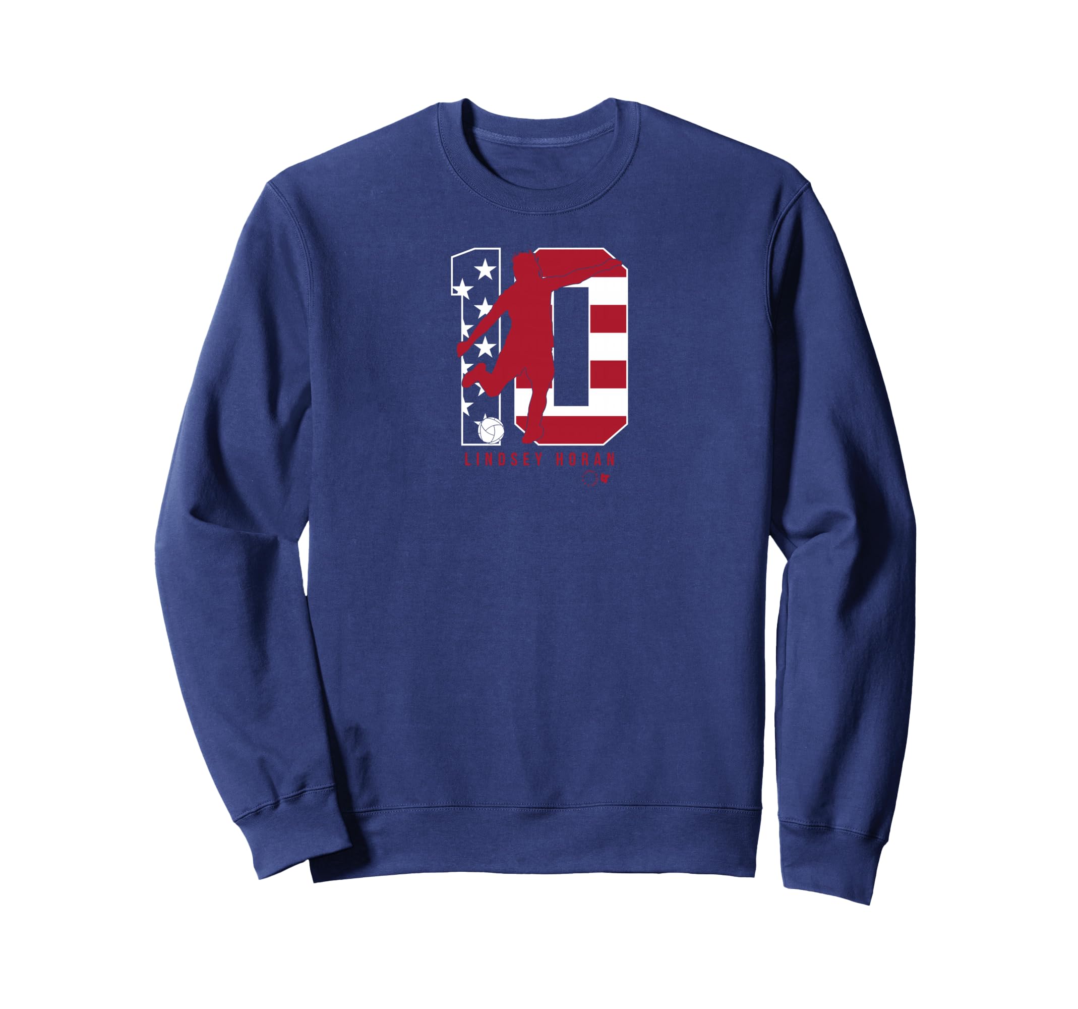Lindsey Horan 10 Uswnt Players Sweatshirt - Fun Novelty Design for Adults