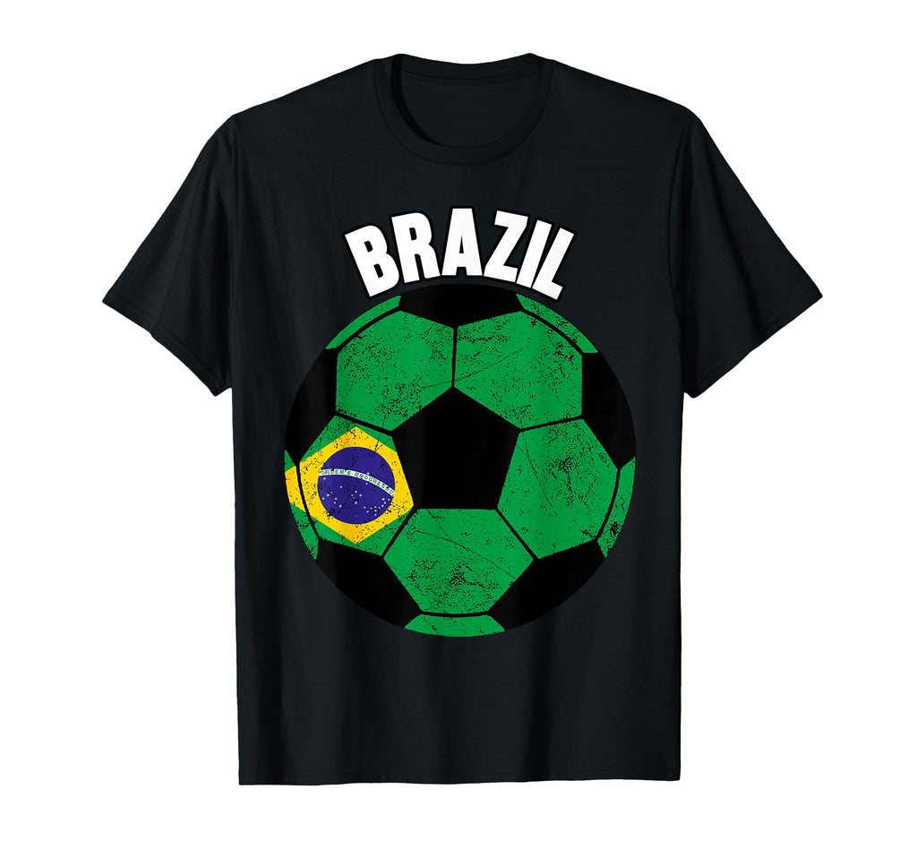Brazil Football Fan Soccer Game Player T-Shirt - Custom Art Print Unisex