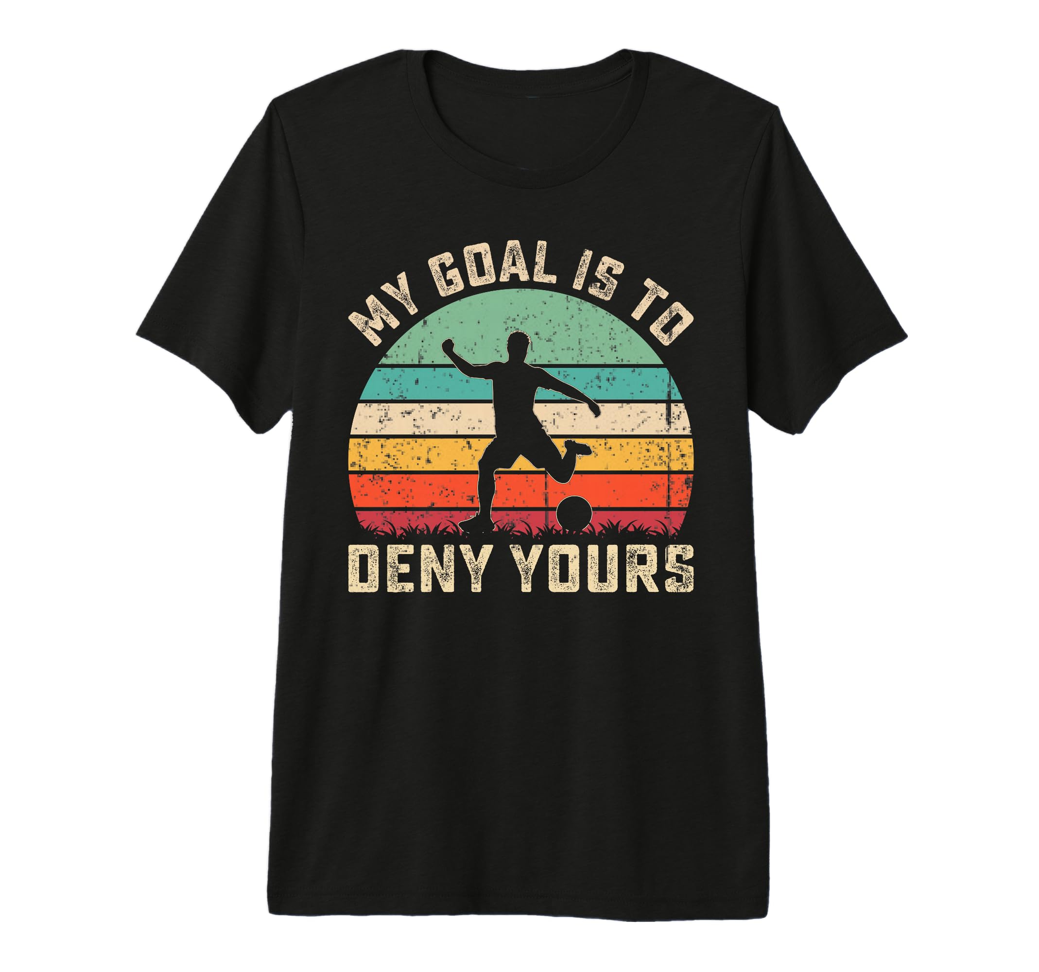 My Goal Is To Deny Yours Tri Blend T-Shirt - Minimalist Print for Adults