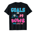 Goals Or Bows Mom Loves You 2026 T-Shirt - Minimalist Print for Adults