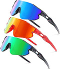 Kids Baseball Sunglasses for Boys Girls Youth Softball Cycling Sports Sunglasses UV400 Protection Age 5-12