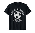 Whitman County Soccer Distressed T-Shirt - Fun Novelty Design for Adults