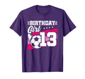Soccer Birthday Party 13 Year Old T-Shirt - Custom Art Print for Adults