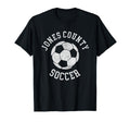 Jones County Soccer Distressed 90S T-Shirt - Unique Graphic Men Women