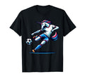 Footballer Unicorn Fans Soccer Team T-Shirt - Fun Novelty Design Men Women