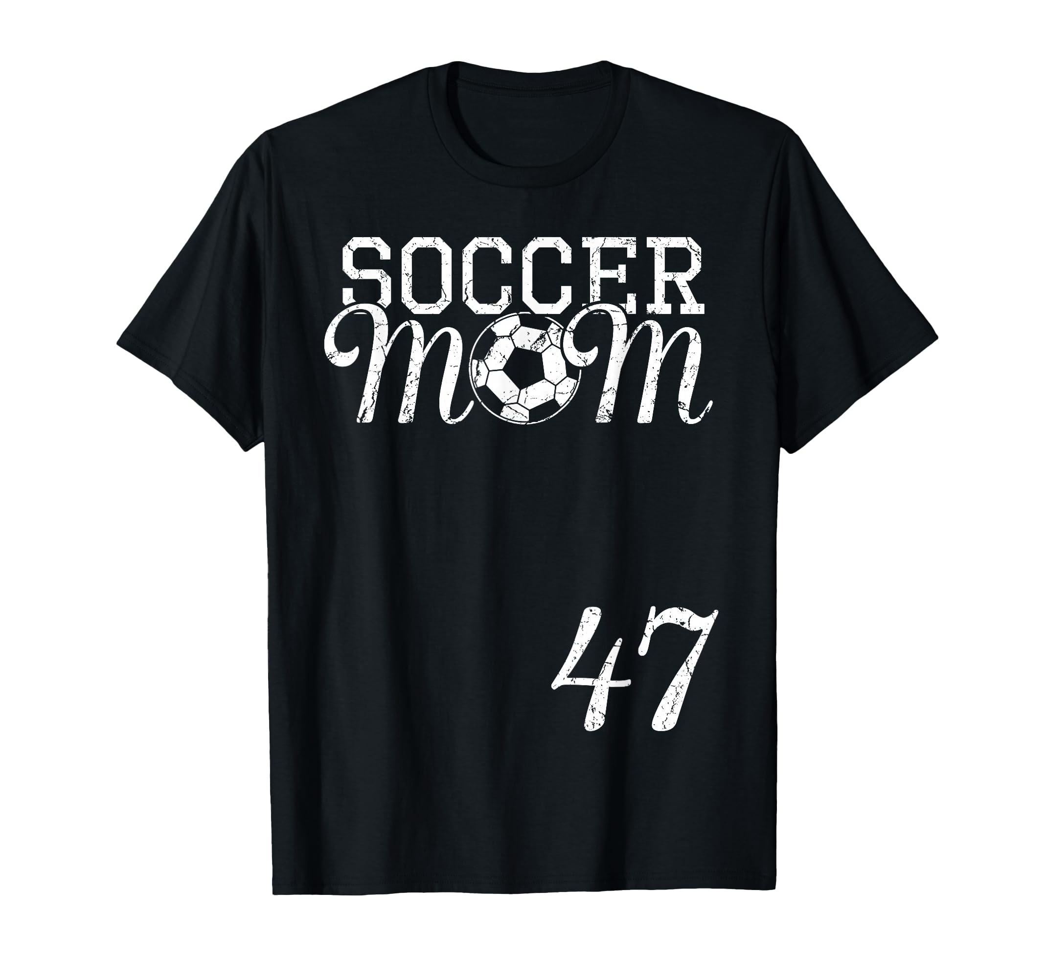 Soccer Mom Jersey Number 47 Favorite T-Shirt - Aesthetic Graphic Unisex