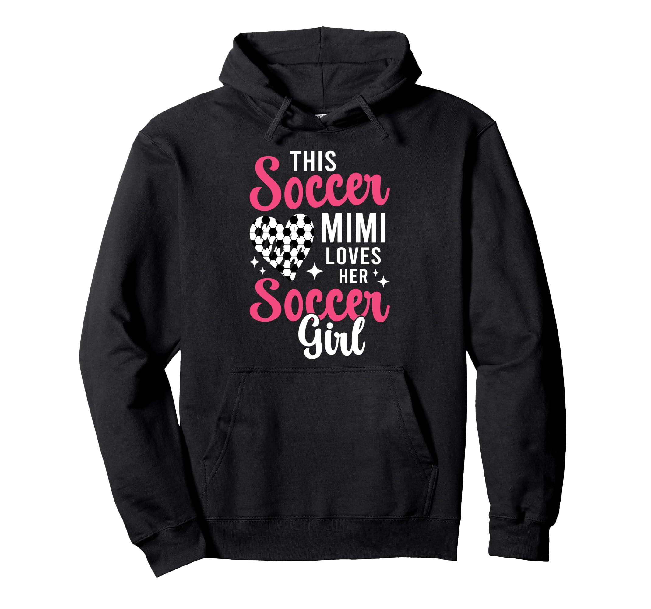 Soccer Mimi Loves Her Soccer Soccer Hoodie - Trendy Graphic Men Women