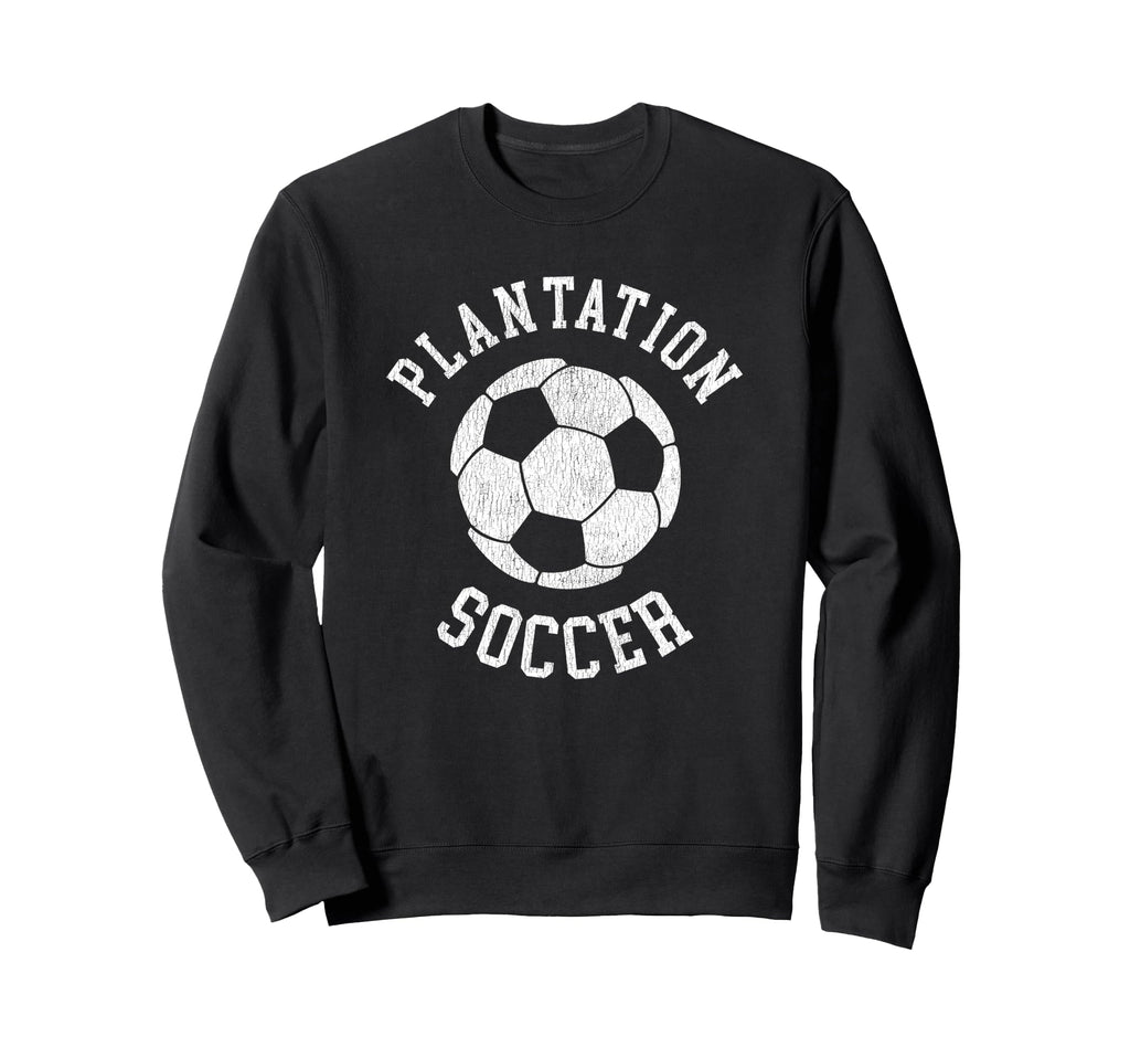 Plantation Soccer Distressed 90S Sweatshirt - Aesthetic Graphic Unisex