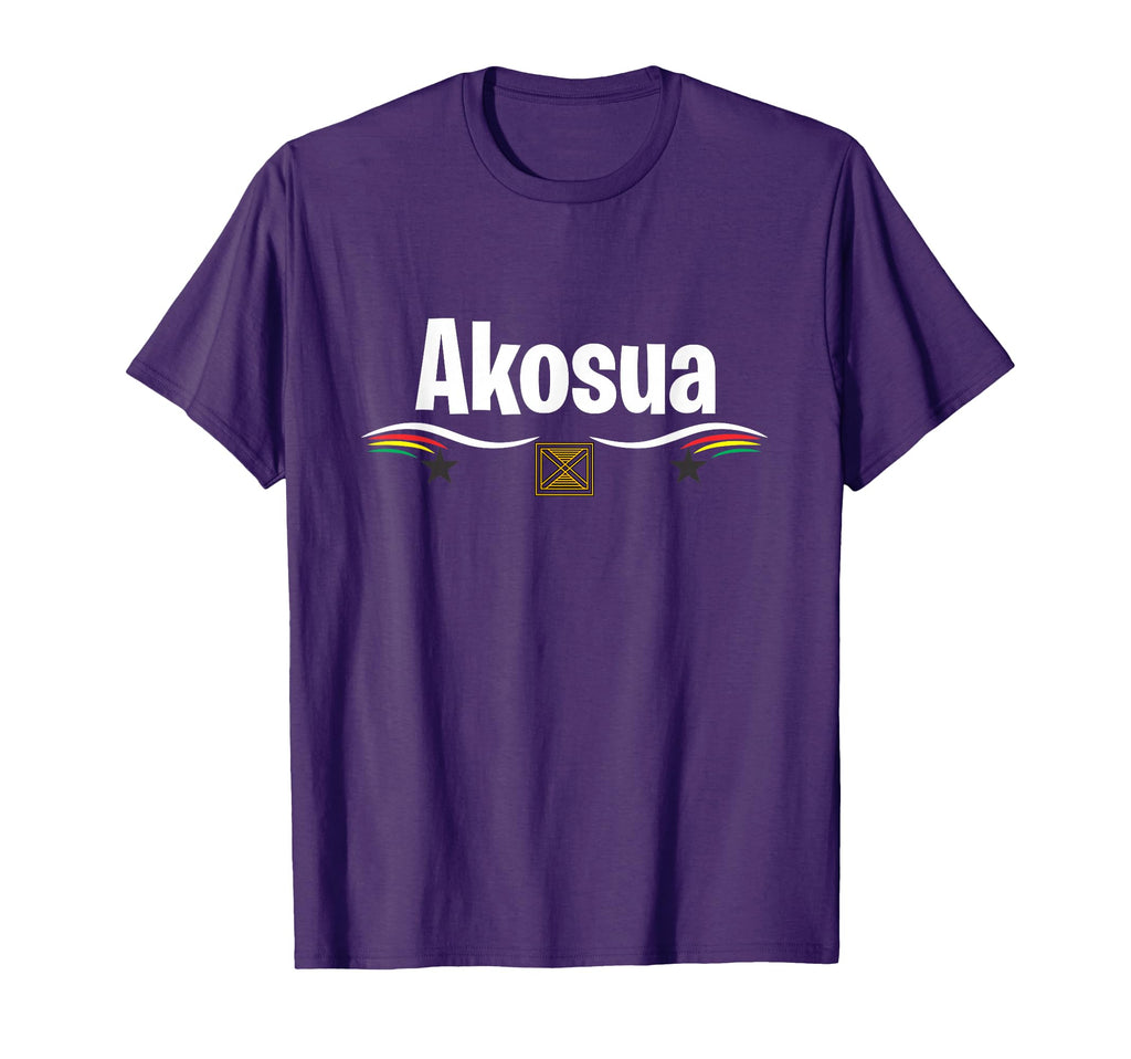 Ghana Flag Gift Ghanaian Name Akosua T-Shirt - Aesthetic Graphic Unisex