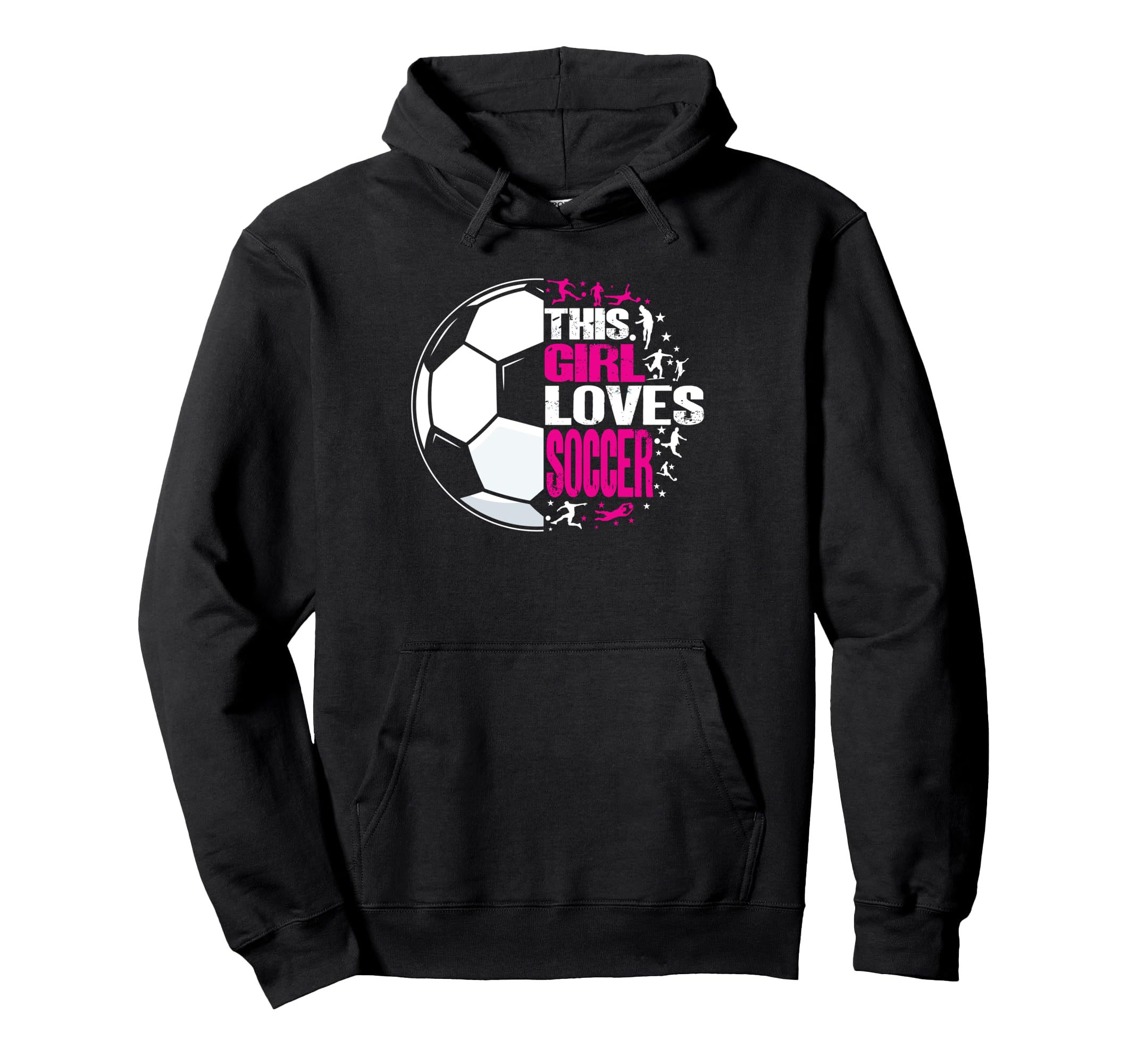 Funny Sport This Loves Soccer Hoodie - Trendy Graphic for Adults