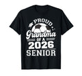 Proud Grandma 2026 Senior Soccer T-Shirt - Aesthetic Graphic Men Women
