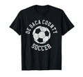 De Baca County Soccer Distressed 90S T-Shirt - Trendy Graphic for Adults