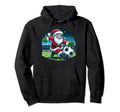 Santa Loves Soccer Hoodie - Aesthetic Graphic Unisex