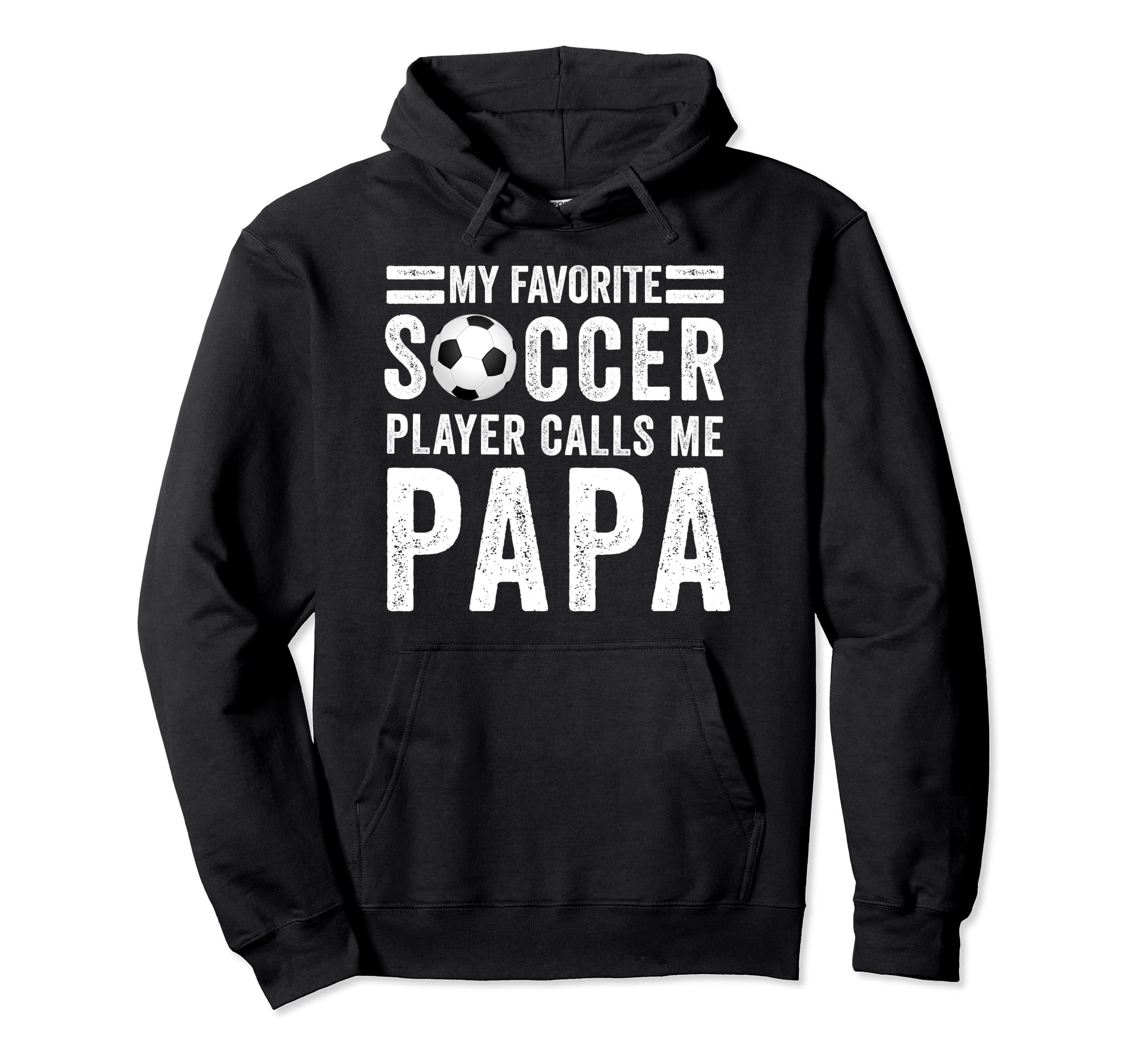 My Favorite Soccer Player Calls Me Hoodie - Minimalist Print Men Women