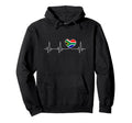 Suid Afrika Love And South African Flag Hoodie - Novelty Apparel Unisex