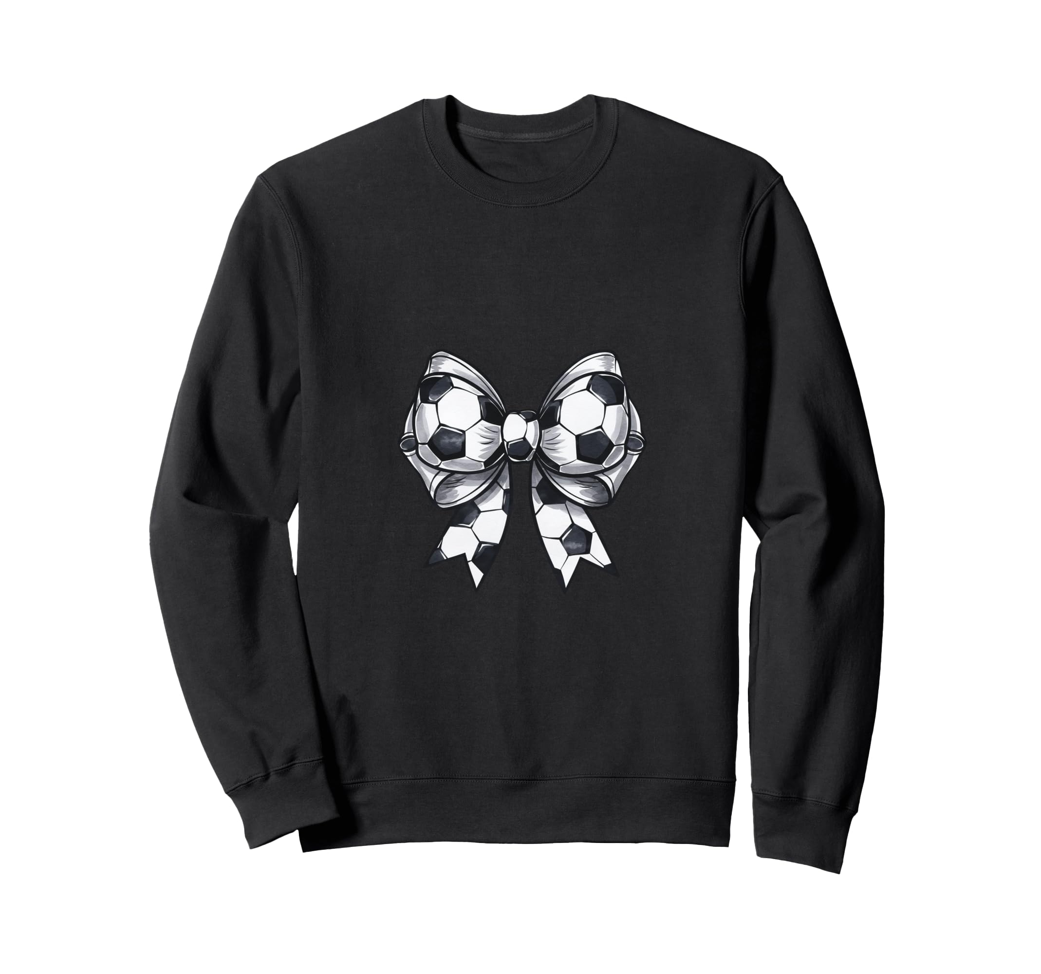 Coquette Soccer Bow Matching Family Sweatshirt - Fun Novelty Design Unisex